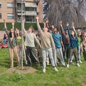 Il nuovo giardino della scuola &quot;Armstrong&quot; nel mito di Fetonte, che annegò nel Po