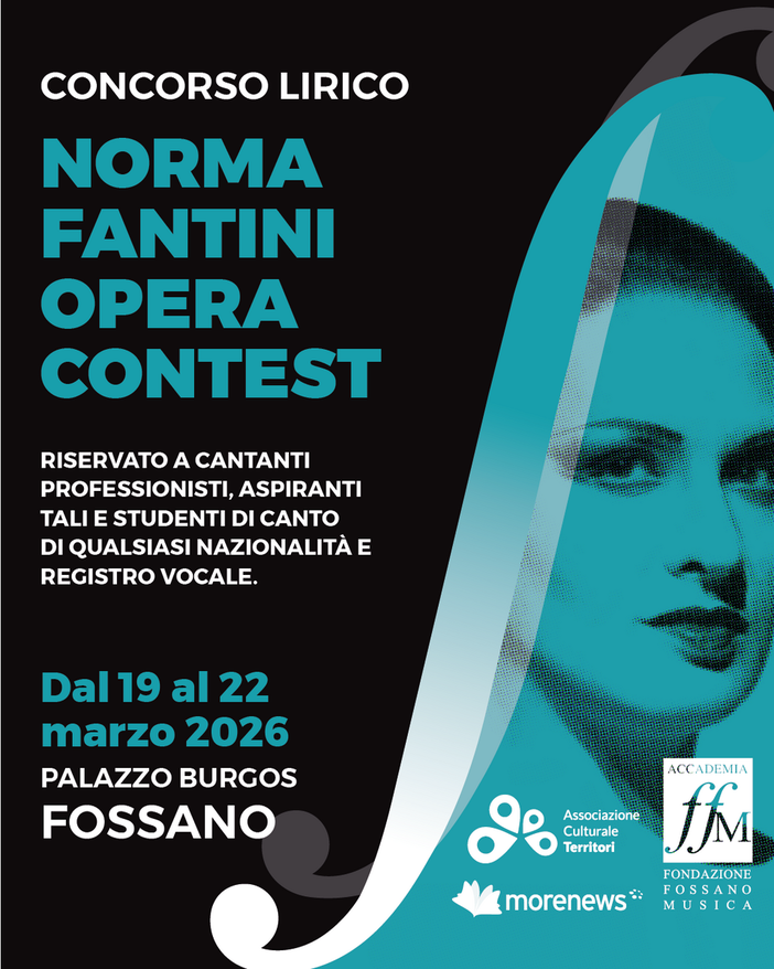 Conto alla rovescia: meno di 30 giorni per iscriversi al Norma Fantini Opera Contest 2026 Conto alla rovescia: meno di 30 giorni per iscriversi al Norma Fantini Opera Contest 2026