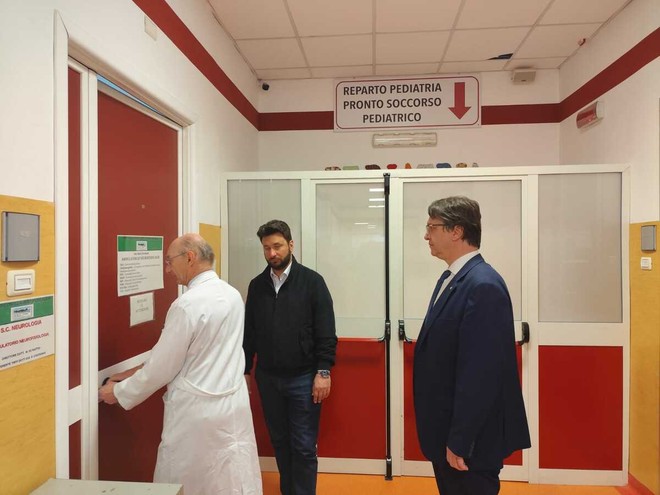 La visita del presidente Nicco e dell'assessore Riboldi