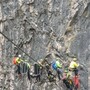 Si fa male lungo la via ferrata dell'Orrido di Foresto: salvata dal Soccorso Alpino