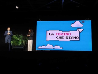 La giunta comunale guidata dal sindaco Lo Russo alle Ogr La giunta comunale guidata dal sindaco Lo Russo alle Ogr