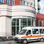 L'ingresso dell'ospedale Agnelli di Pinerolo L'ingresso dell'ospedale Agnelli di Pinerolo