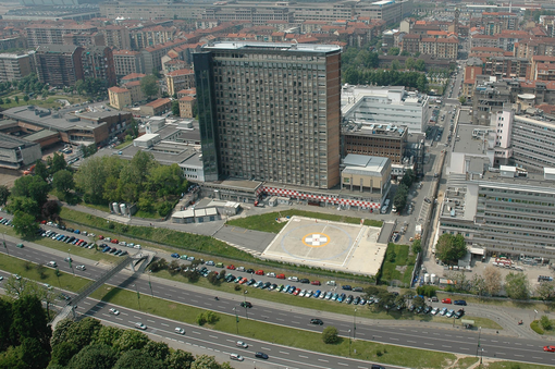 Ospedale Cto di Torino ripreso dall'alto