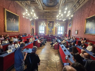 La premiazione in Sala Rossa La premiazione in Sala Rossa
