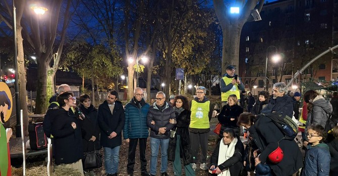 Inaugurato il presepe di Natale ad Aurora