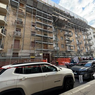 La casa che fu coinvolta nell'esplosione La casa che fu coinvolta nell'esplosione