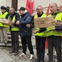 Protesta dei lavoratori Postalcoop