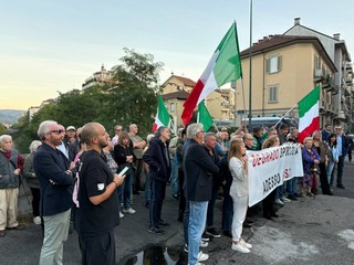 Protesta nella zona del trincerone