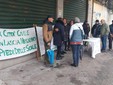 La manifestazione dei residenti La manifestazione dei residenti
