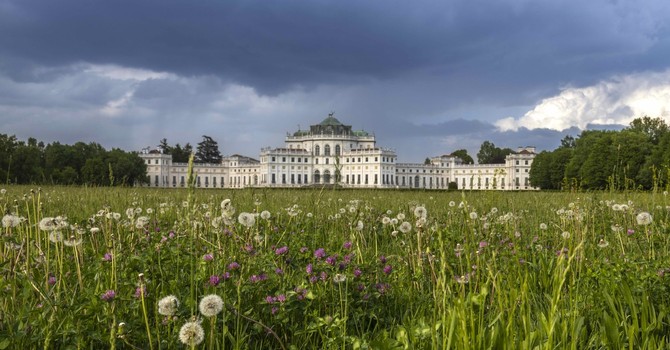 Una bella immagine della Palazzina di Caccia di Stupinigi Una bella immagine della Palazzina di Caccia di Stupinigi
