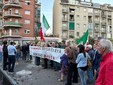 Protesta nella zona del trincerone Protesta nella zona del trincerone