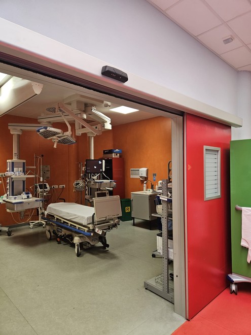 L'interno dell'ospedale San Luigi di Orbassano L'interno dell'ospedale San Luigi di Orbassano