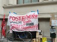Protesta dei lavoratori Postalcoop