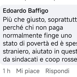 &quot;Chi non paga normalmente finge di essere povero ed è straniero, aiutato dai sindacati&quot;. Bufera politica sul leghista Baffigo