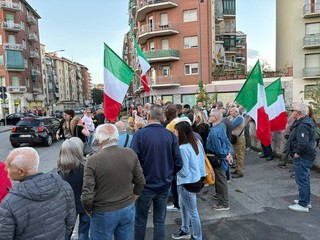 Protesta nella zona del trincerone