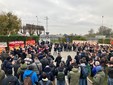 Protesta dei lavoratori Italdesign nel Torinese