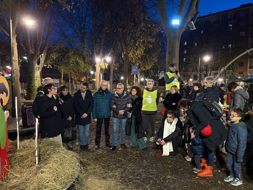 Inaugurato il presepe di Natale ad Aurora