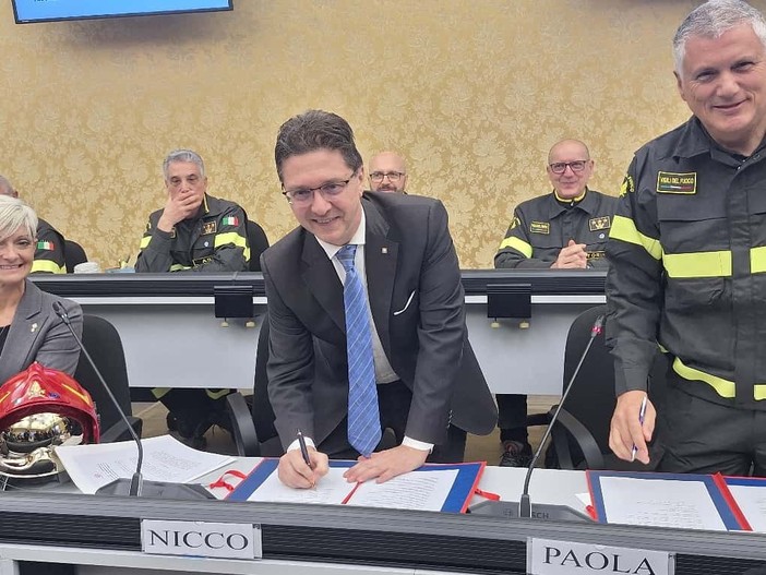 Protocollo tra Regione e Vigili del fuoco