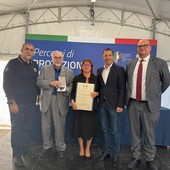 Un momento della premiazione