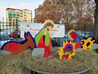 Inaugurato il presepe di Natale ad Aurora