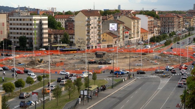 Cantiere piazza Baldissera: al via la posa degli scambi dei tram tra via Stradella e via della Chiesa della Salute