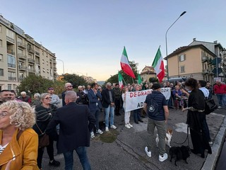 Protesta nella zona del trincerone