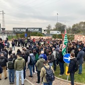 Una delle proteste dei lavoratori di Italdesign