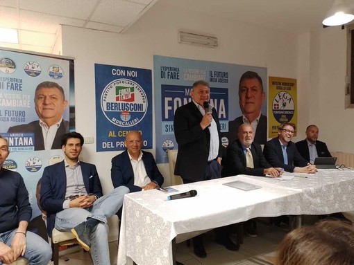 Il candidato sindaco del centrodestra a Moncalieri ha presentato il suo programma