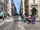 Protesta davanti al Comune di Torino Protesta davanti al Comune di Torino
