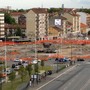 Cantiere piazza Baldissera: al via la posa degli scambi dei tram tra via Stradella e via della Chiesa della Salute