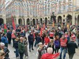 Corteo pro Palestina in partenza da piazza Palazzo di Città