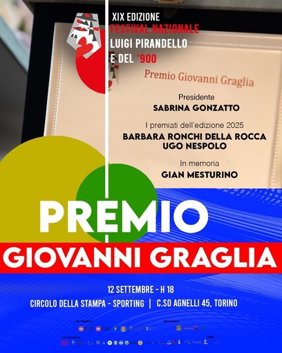 Premio Graglia 2025: i vincitori sono Nespolo e Ronchi della Rocca