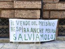 Alcuni momenti della protesta degli ambientalisti Alcuni momenti della protesta degli ambientalisti