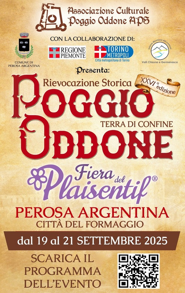 A Perosa Argentina appuntamento con la rievocazione storica Poggio Oddone e con il Plaisentif®