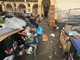 Piazza della Repubblica, intervento di pulizia e sgombero in un complesso Atc