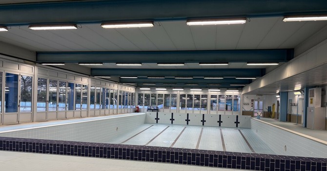 Una immagine della piscina Lombardia