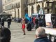 Protesta in piazza Castello