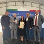 Un momento della premiazione