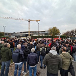 Protesta dei lavoratori Italdesign nel Torinese Protesta dei lavoratori Italdesign nel Torinese