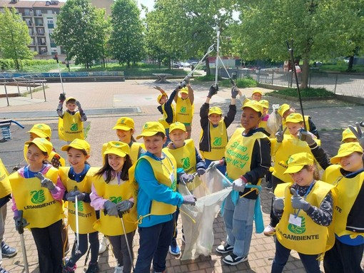 Piccoli studenti protagonisti con Legambiente di “Puliamo il mondo”