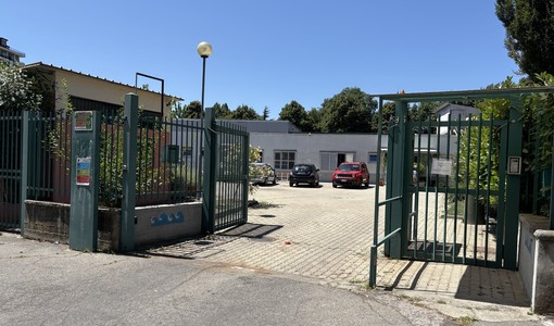 L'ingresso della piscina Lombardia L'ingresso della piscina Lombardia