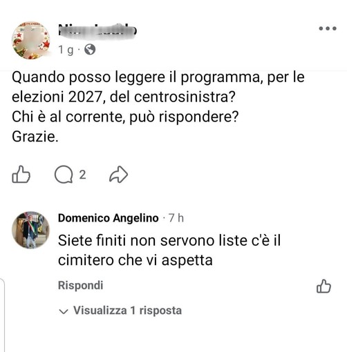 Il post che ha creato scandalo Il post che ha creato scandalo