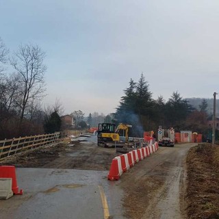 Proseguono i lavori di manutenzione sul ponte di Sciolze
