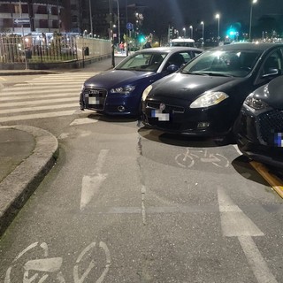 Auto su ciclabile