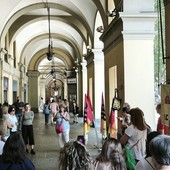 Presidio dei sindacati della scuola questa mattina