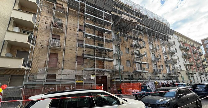 La casa che fu coinvolta nell'esplosione La casa che fu coinvolta nell'esplosione