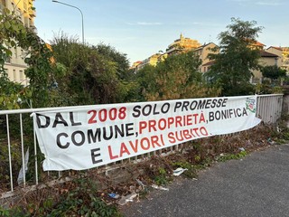 Protesta nella zona del trincerone