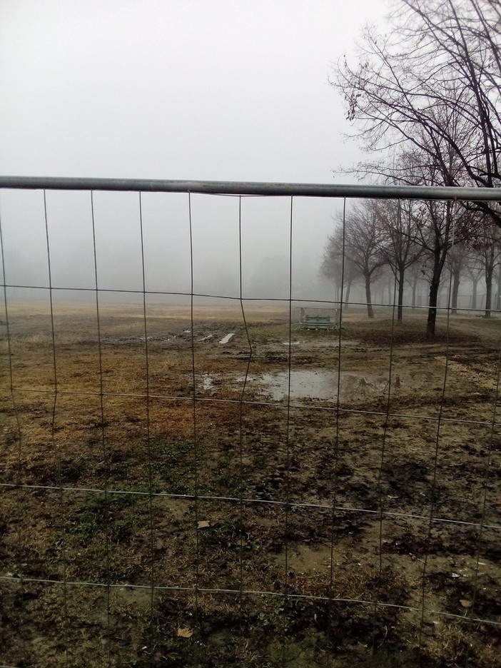 Un lettore segnala le condizioni del prato di piazza d'Armi dopo le Atp Finals