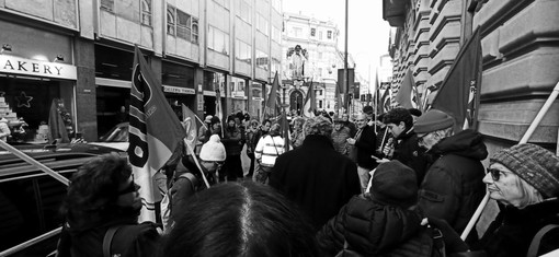 Presidio per i 18 anni strage Thyssen: &quot;Nulla è cambiato, ogni giorno muoiono 4 lavoratori&quot;