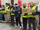 Protesta dei lavoratori Postalcoop